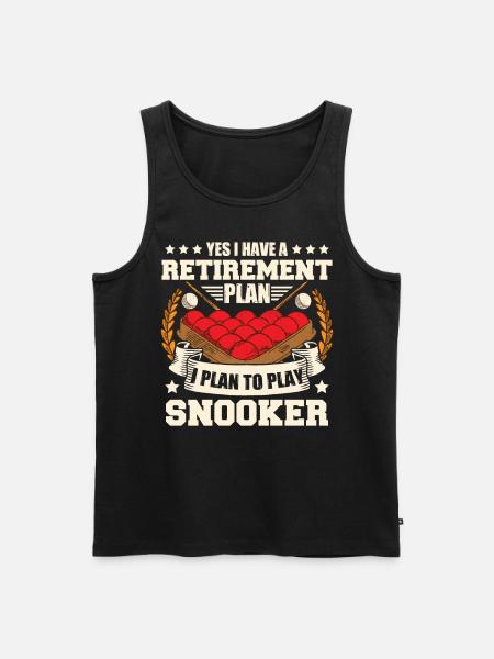 Snooker Retirement - Men's Premium Organic Tank Top - black