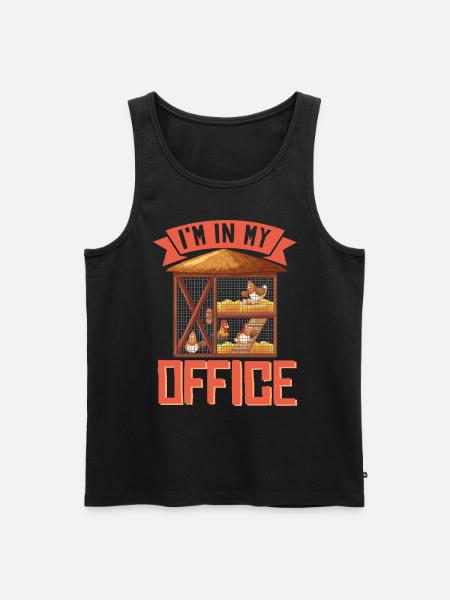 I'm In My Office - Men's Premium Organic Tank Top - black