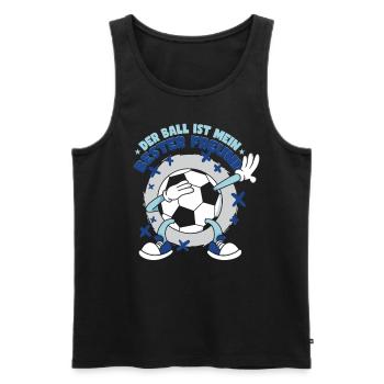 Fußball Dab Kinder Fußballspieler Sprüche - Männer Premium Bio Tank Top - Schwarz - Vorne - Michal (187cm)