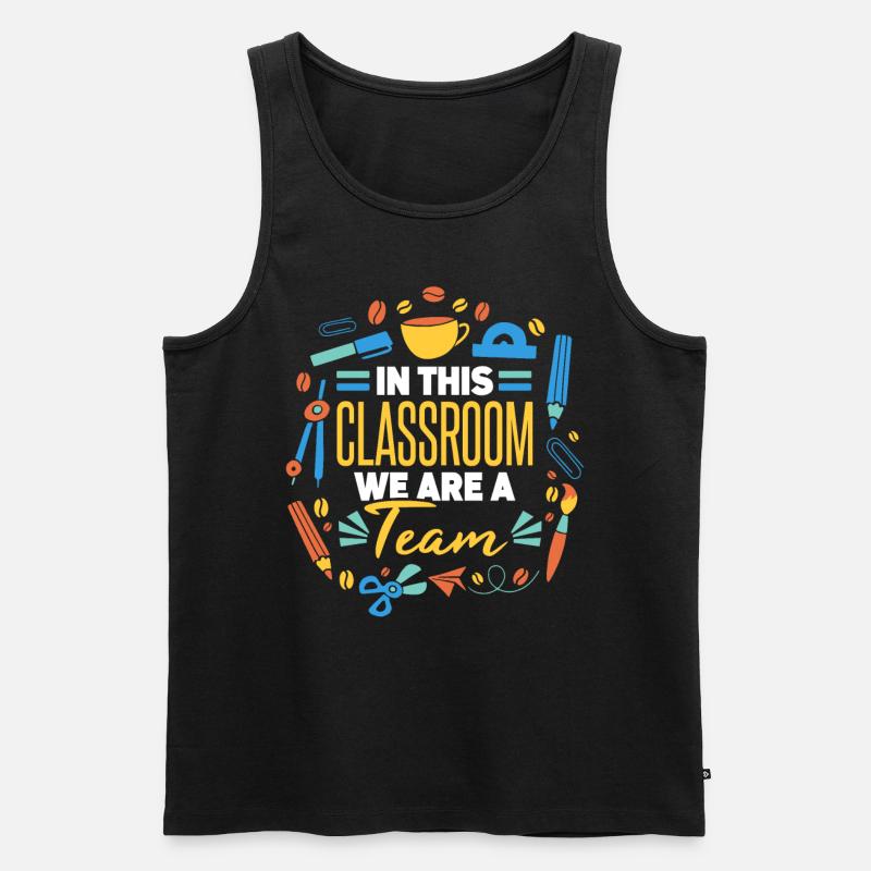 Klassenlehrer - Männer Premium Bio Tank Top - Schwarz