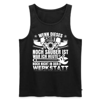 Werkstatt KFZ Mechaniker Automechaniker - Männer Premium Bio Tank Top - Schwarz - Vorne - Michal (187cm)