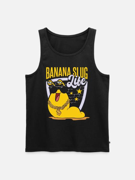 Banana Slug Life - Men's Premium Organic Tank Top - black