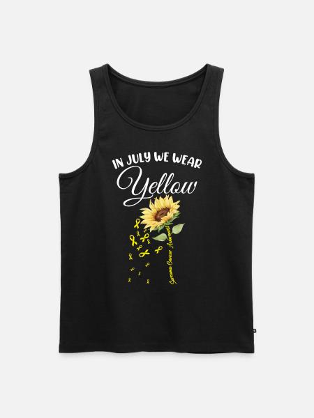 Sarcoma Cancer Awareness - Men's Premium Organic Tank Top - black