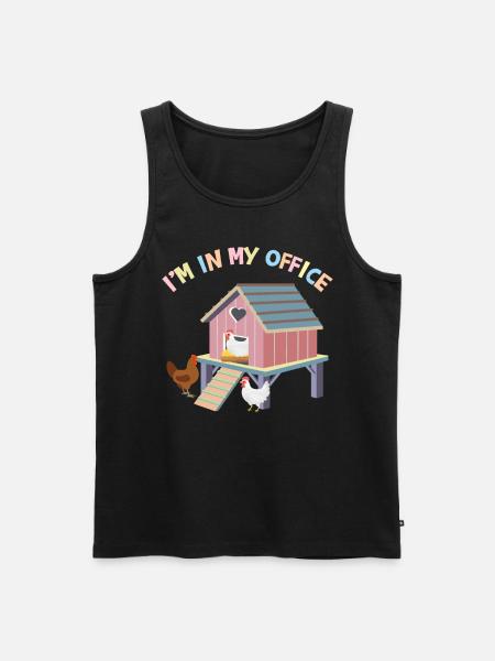I'm In My Office - Men's Premium Organic Tank Top - black