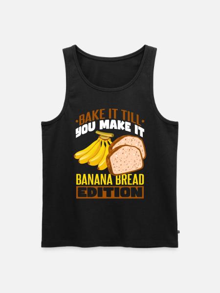 Banana Bread Edition - Men's Premium Organic Tank Top - black