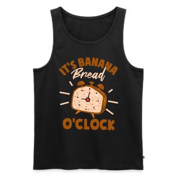 C’est Banana O’Clock - Débardeur bio Premium Homme - noir - Devant - Michal (187cm)
