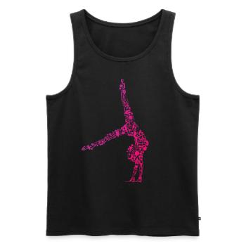 Rhythmic Gymnastics - Men's Premium Organic Tank Top - black - Front - Michal (187cm)