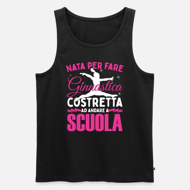 Ginnastica Artistica Ginnastica Ritmica Ginnasta - Canottiera ecologica premium da uomo - nero
