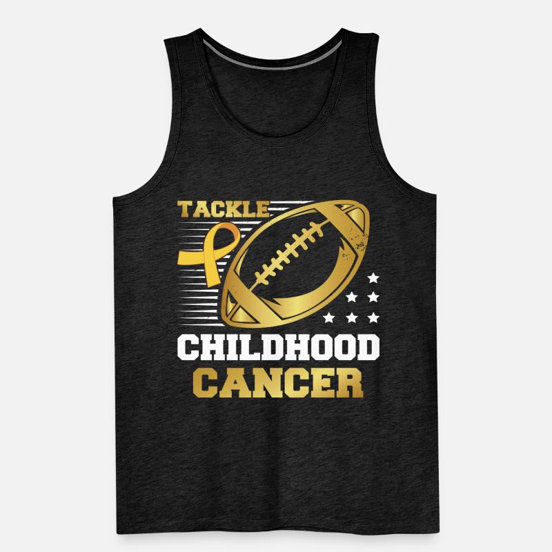 Affrontare il cancro infantile Canottiera ecologica premium da uomo