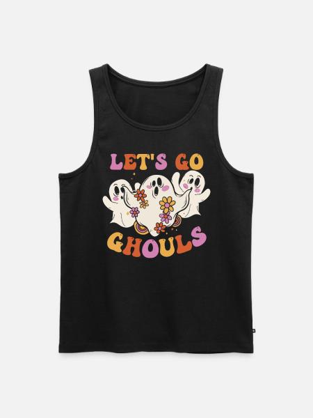 Let's Go Ghouls Halloween - Men's Premium Organic Tank Top - black