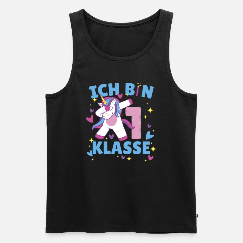 Grundschule Kindergarten Einschulung - Männer Premium Bio Tank Top - Schwarz