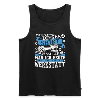 Automechaniker Werkstatt Autoschrauber - Männer Premium Bio Tank Top - Schwarz - Vorne - AI Model Male 178 light (178cm)