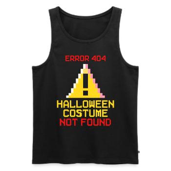 Halloween Costume Not Found - Men's Premium Organic Tank Top - black - Front - Michal (187cm)