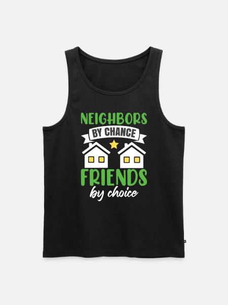 Community Neighbor Humor - Men's Premium Organic Tank Top - black