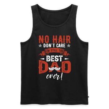 Bester Vater aller Zeiten Vatertag - Männer Premium Bio Tank Top - Schwarz - Vorne - Michal (187cm)