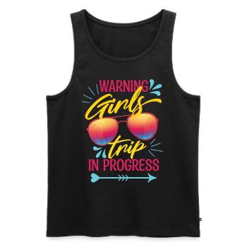 Summer Girls Trip Reunion - Men's Premium Organic Tank Top - black - Front - Michal (187cm)
