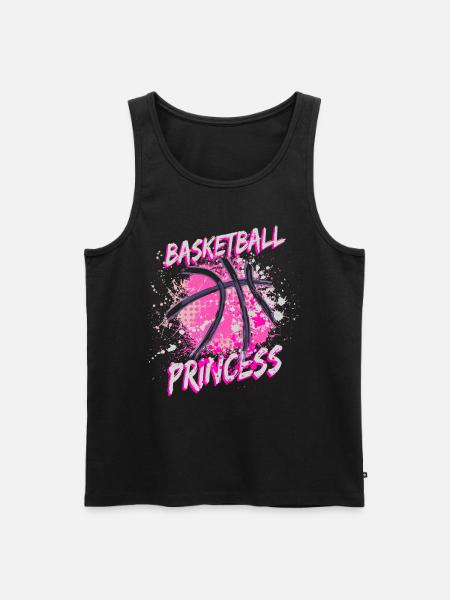 Basketball Princess - Men's Premium Organic Tank Top - black