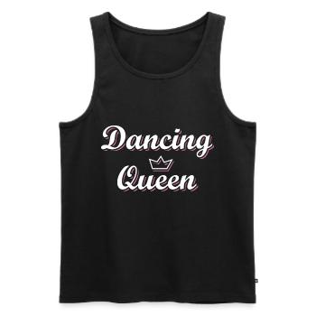 Dancing Queen Dance Shirt For Music Lovers - Men's Premium Organic Tank Top - black - Front - AI Model Male 178 light (178cm)