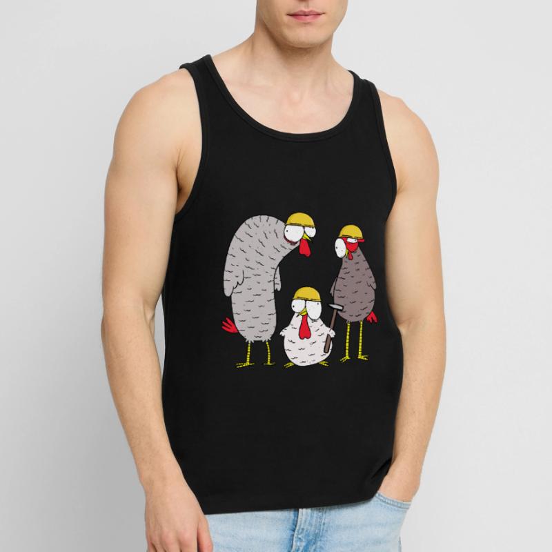 Construction Site Construction Client Deployment Team Hammer Men's Premium Organic Tank Top