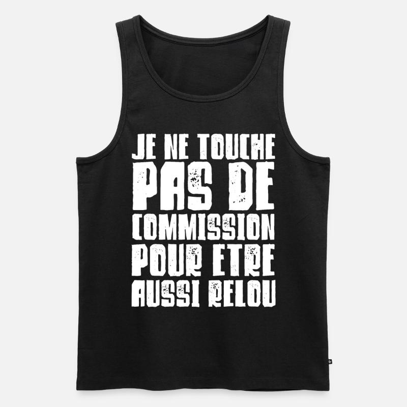 LE RELOU - Débardeur bio Premium Homme - noir