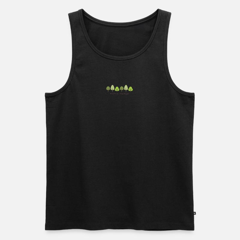Tree Hugger - Männer Premium Bio Tank Top - undefined