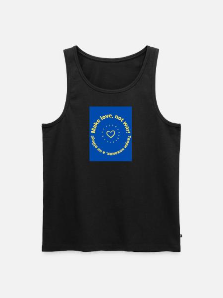 Love instead of war - Men's Premium Organic Tank Top -