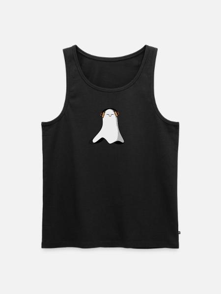 Musikhörender Geist - Männer Premium Bio Tank Top - Schwarz