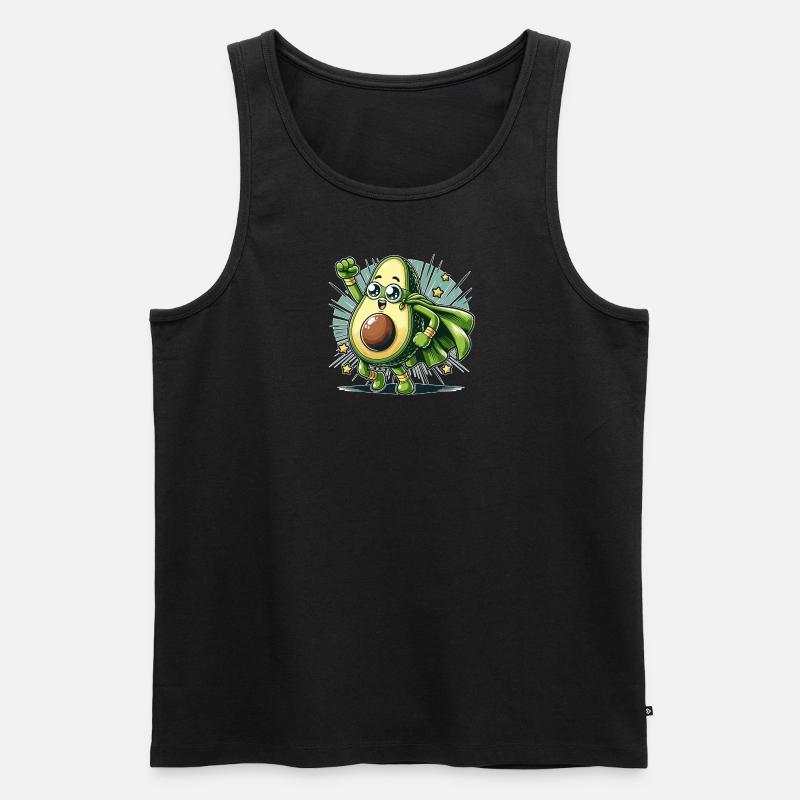 Power Avocado - Männer Premium Bio Tank Top - undefined