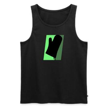 Baking Baker Baking - Men's Premium Organic Tank Top - black - Front - AI Model Male 178 light (178cm)