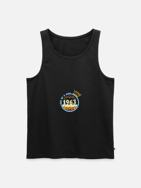 1963 - Men's Premium Organic Tank Top - black