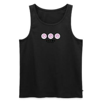 Narutomaki - Männer Premium Bio Tank Top - Schwarz - Vorne - Michal (187cm)