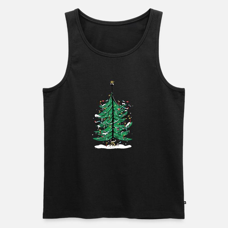 Weihnachten - Männer Premium Bio Tank Top - Schwarz