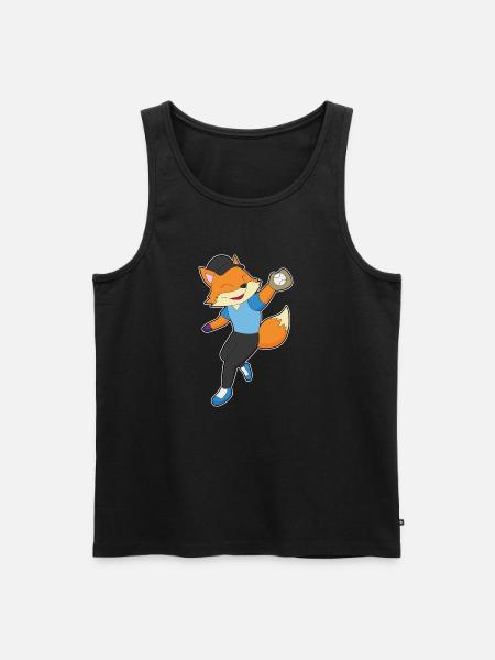 Fox Baseball Baseball Glove - Men's Premium Organic Tank Top - black