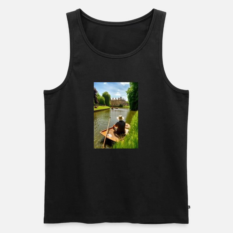 Martin Bond Style 2 Geschenk - Männer Premium Bio Tank Top - Schwarz