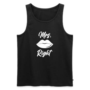 Lustiger Spruch Witzig Humor Geschenkidee - Männer Premium Bio Tank Top - Schwarz - Vorne - AI Model Male 178 light (178cm)