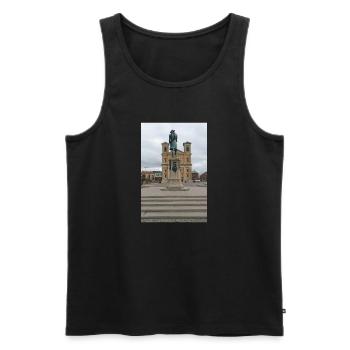 The King before Frederick's Church - Men's Premium Organic Tank Top - black - Front - Michal (187cm)
