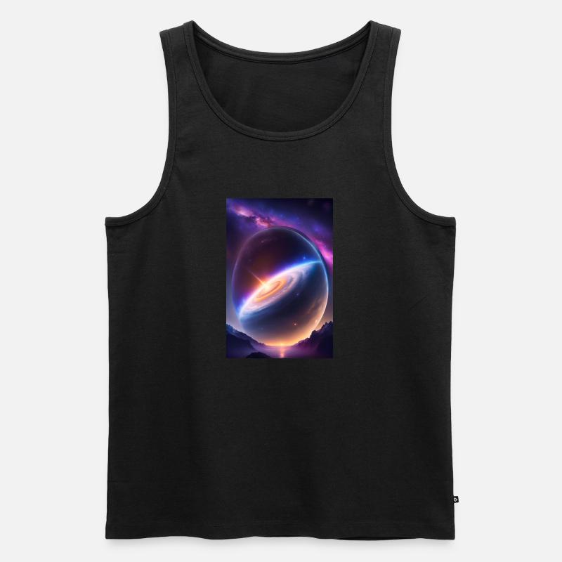 Stellar Cosmos - Männer Premium Bio Tank Top - Schwarz