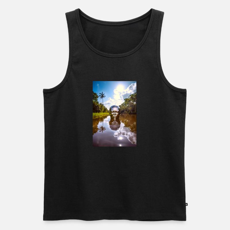 Amazonas - Männer Premium Bio Tank Top - Schwarz