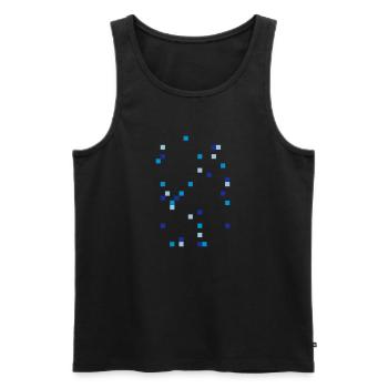 HP Ray - Männer Premium Bio Tank Top - Schwarz - Vorne - AI Model Male 178 light (178cm)
