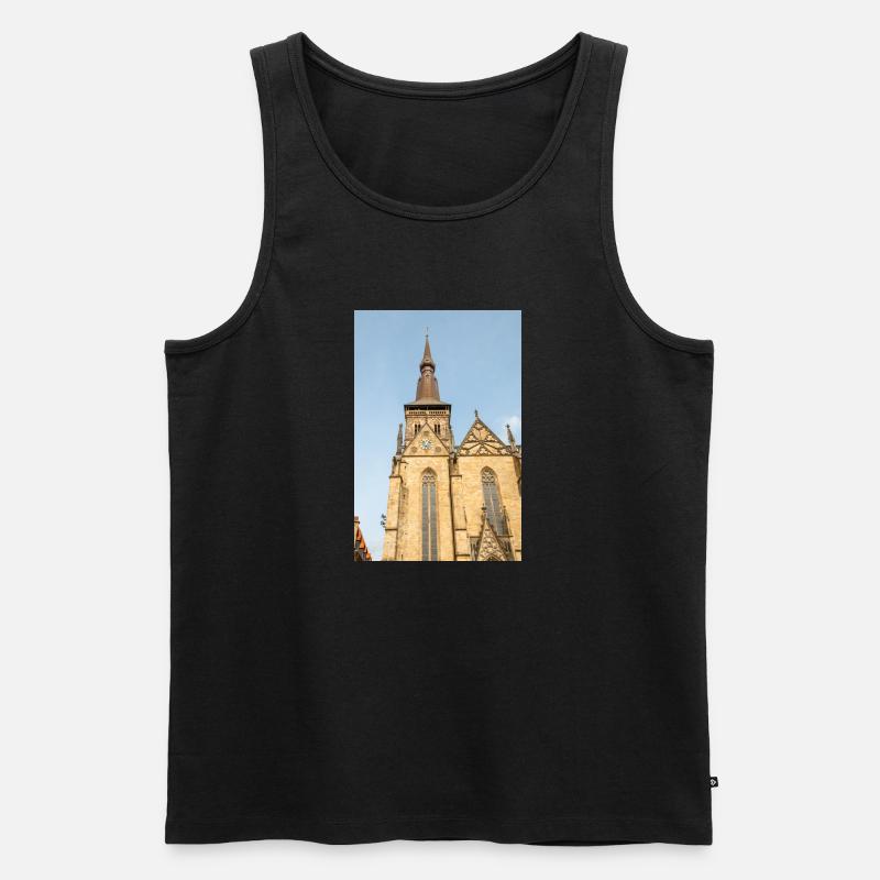 Marienkirche Osnabrück - Männer Premium Bio Tank Top - Schwarz
