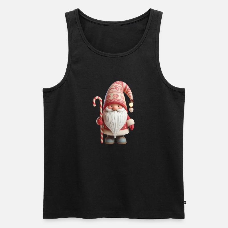 Weihnachtswichtel 2 - Männer Premium Bio Tank Top - Schwarz