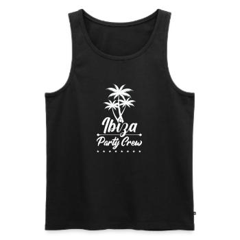 Équipe de fête à Ibiza - Débardeur bio Premium Homme - noir - Devant - Michal (187cm)