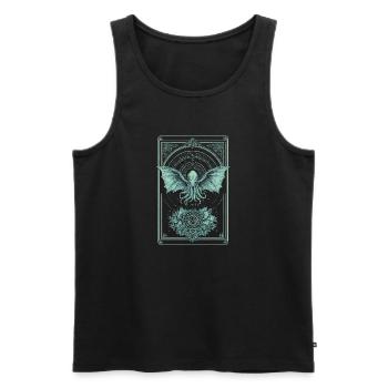 cthulhu 1 - Débardeur bio Premium Homme - noir - Devant - Michal (187cm)
