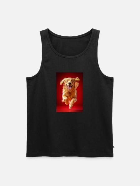 Flying Golden Joy - Men's Premium Organic Tank Top - black