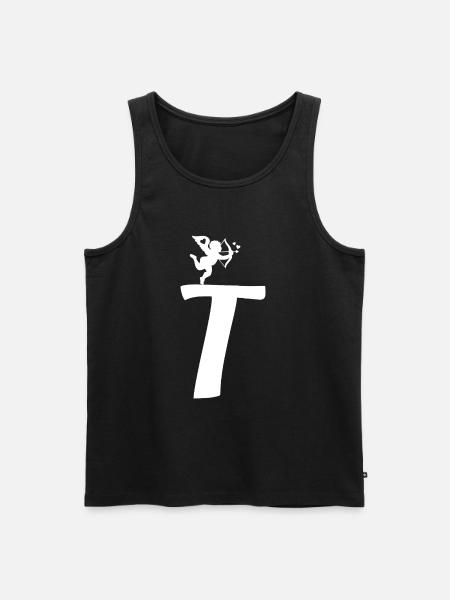 T - Männer Premium Bio Tank Top - Schwarz