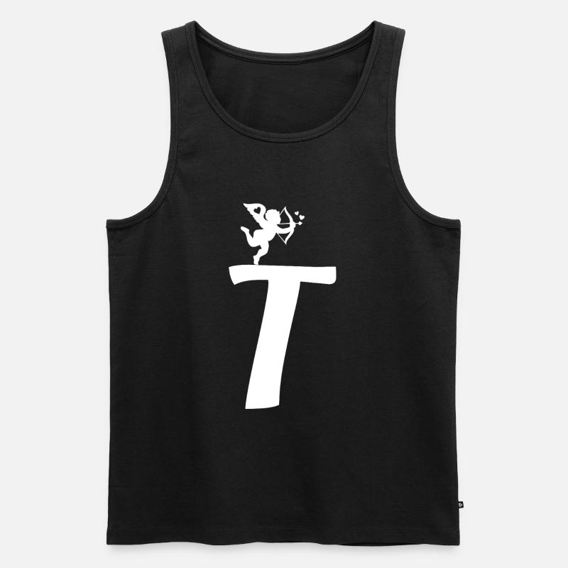 T - Männer Premium Bio Tank Top - Schwarz