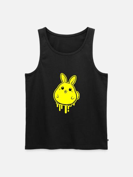 Bunny Easter Funny - Men's Premium Organic Tank Top - black