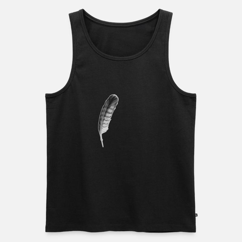 Feder - Männer Premium Bio Tank Top - undefined