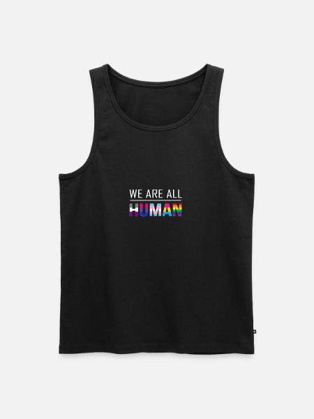 LGBT CSD - Männer Premium Bio Tank Top - Schwarz
