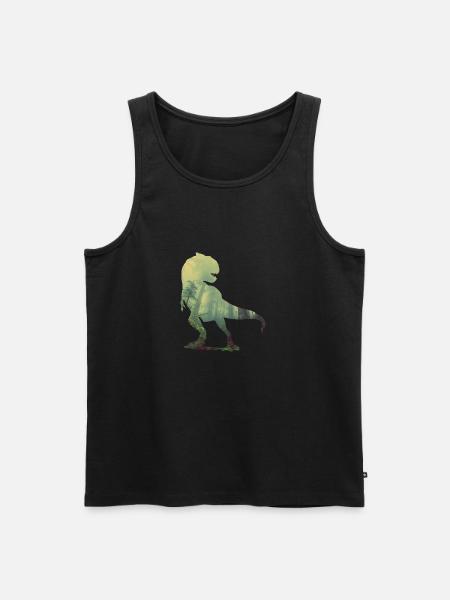 Tyrannosaurus - Men's Premium Organic Tank Top - black